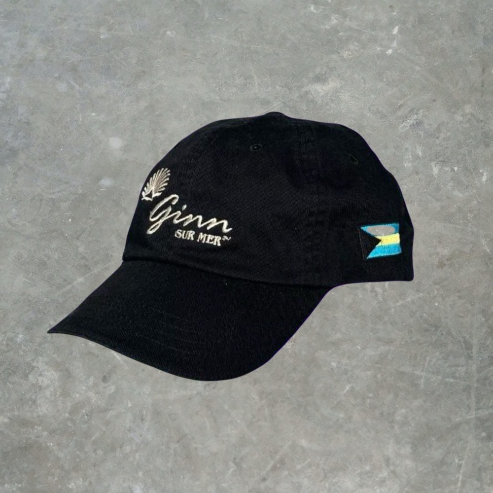 ☀️ Vintage Ginn Sur Mer Bahamas Dad Hat OSFA Black
